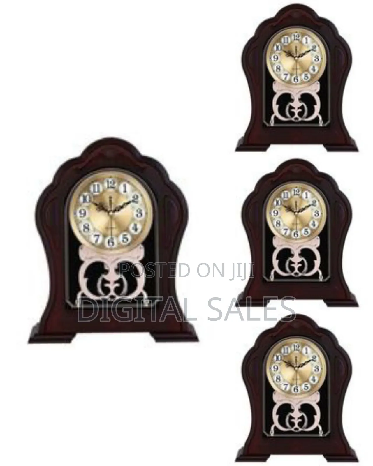 Limitation Solid Wood Clock Table Clock