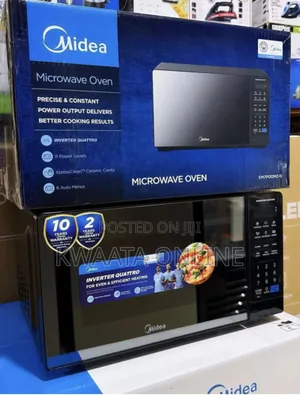 Midea 20l Inverter Quattro Microwave Oven 900w Em7p012mz-B