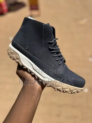 Men’S Navy Blue Timberland Smart Casual Outdoor Leather Boots