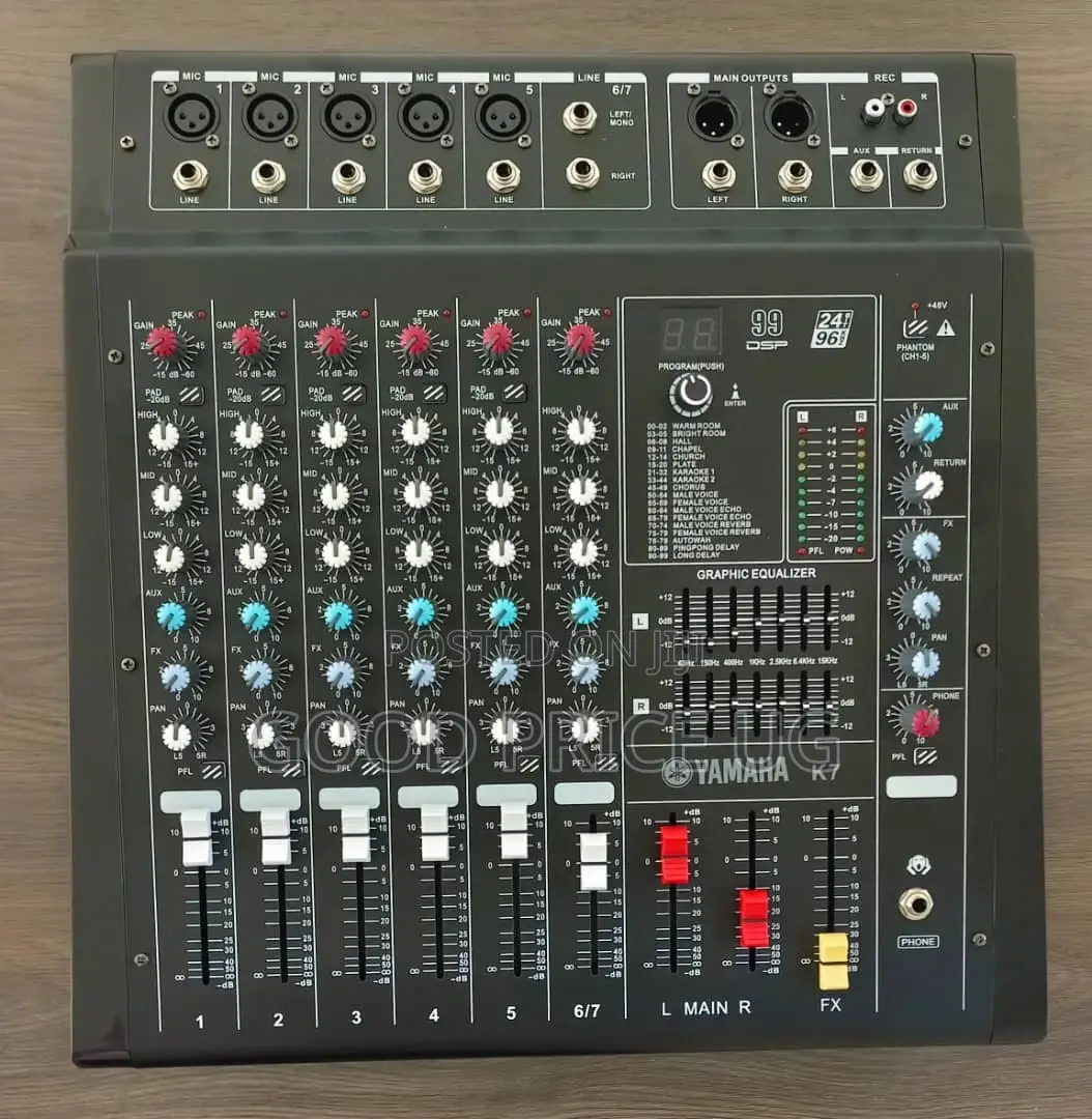 Yamaha Powered Audio Mixer.