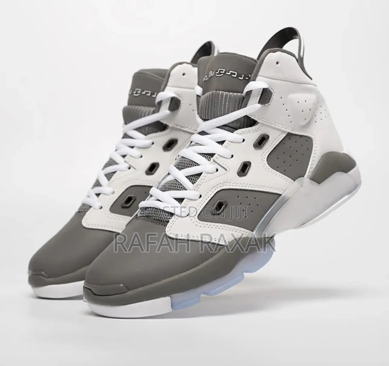 Original Grey/White Air Jordan 6-17-23 Sneakers