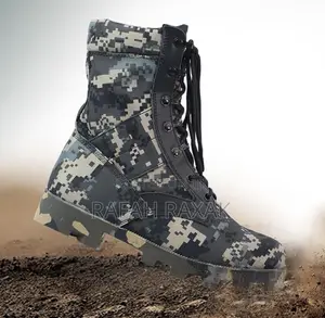 Original Black Military Tactical Camouflage Desert Boots