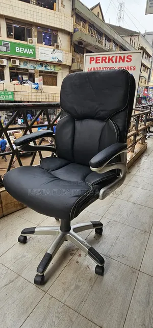 Office Chair With Comfortable Leather Cushion