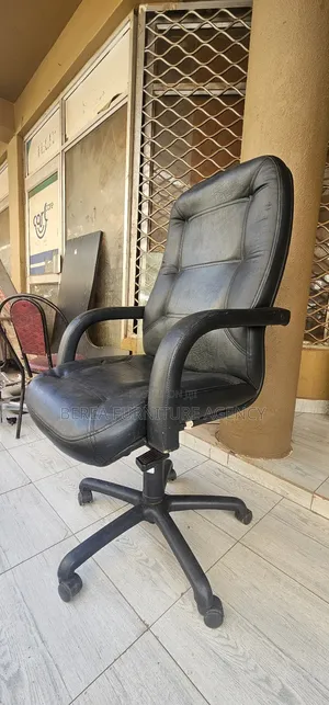 Pure Hard Leather Adjustable and Recliner Executive Chair