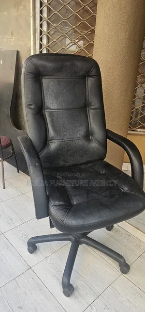 Pure Hard Leather Adjustable and Recliner Executive Chair