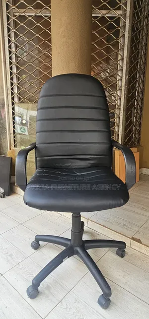 Pure Leather High Back Soft Office Chair