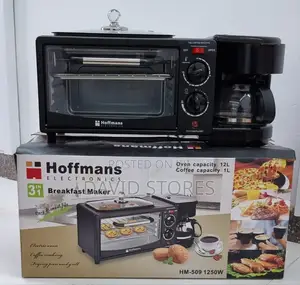 Hoffmans Hm-509 3-in-1 Breakfast Maker