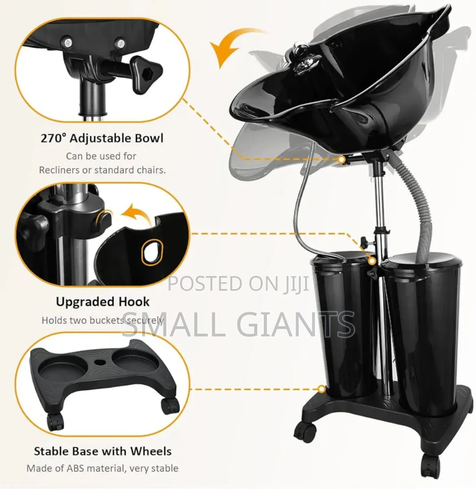 Height Adjustable Shampoo Unit