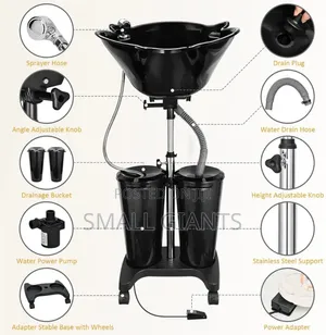 Height Adjustable Shampoo Unit