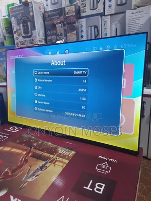 New Black Ark Android 14 Ultra Hd Smart Tv