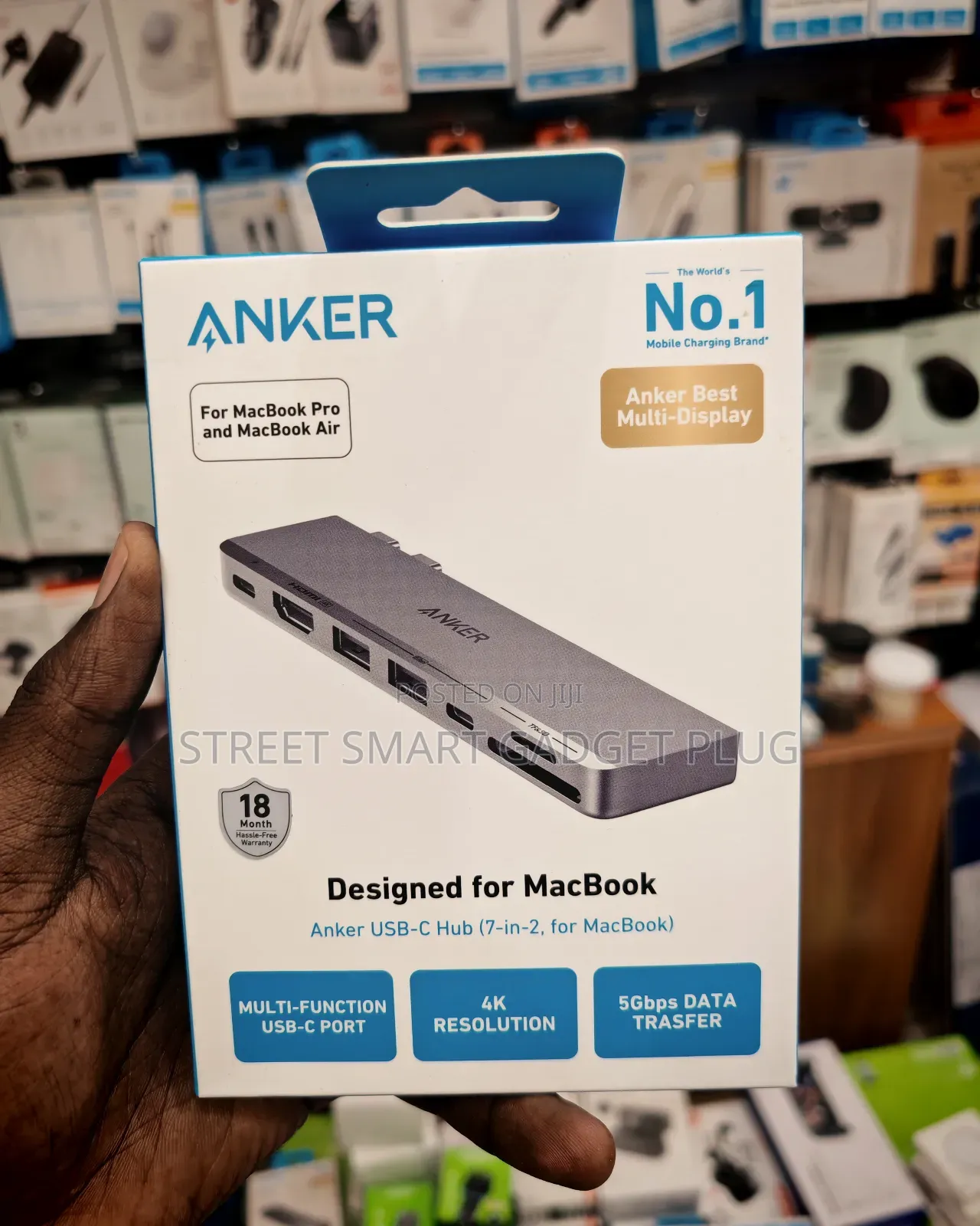 Anker Usb-C 7in 2 Mac Book Usb -Hub