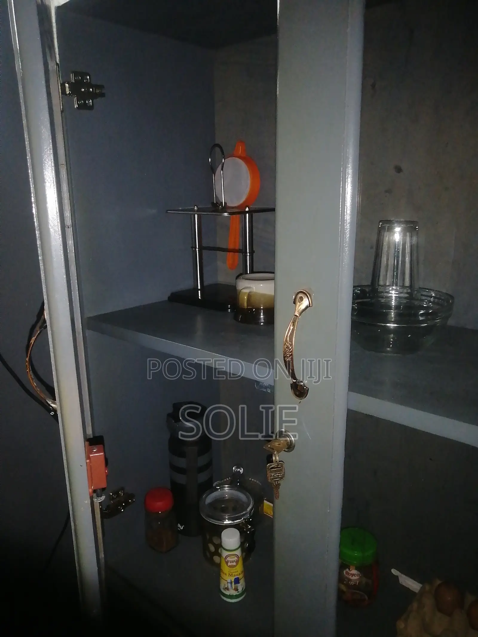 Gray Cupboard on Quick Sale