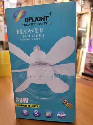 Ceiling Flower Fan With Light