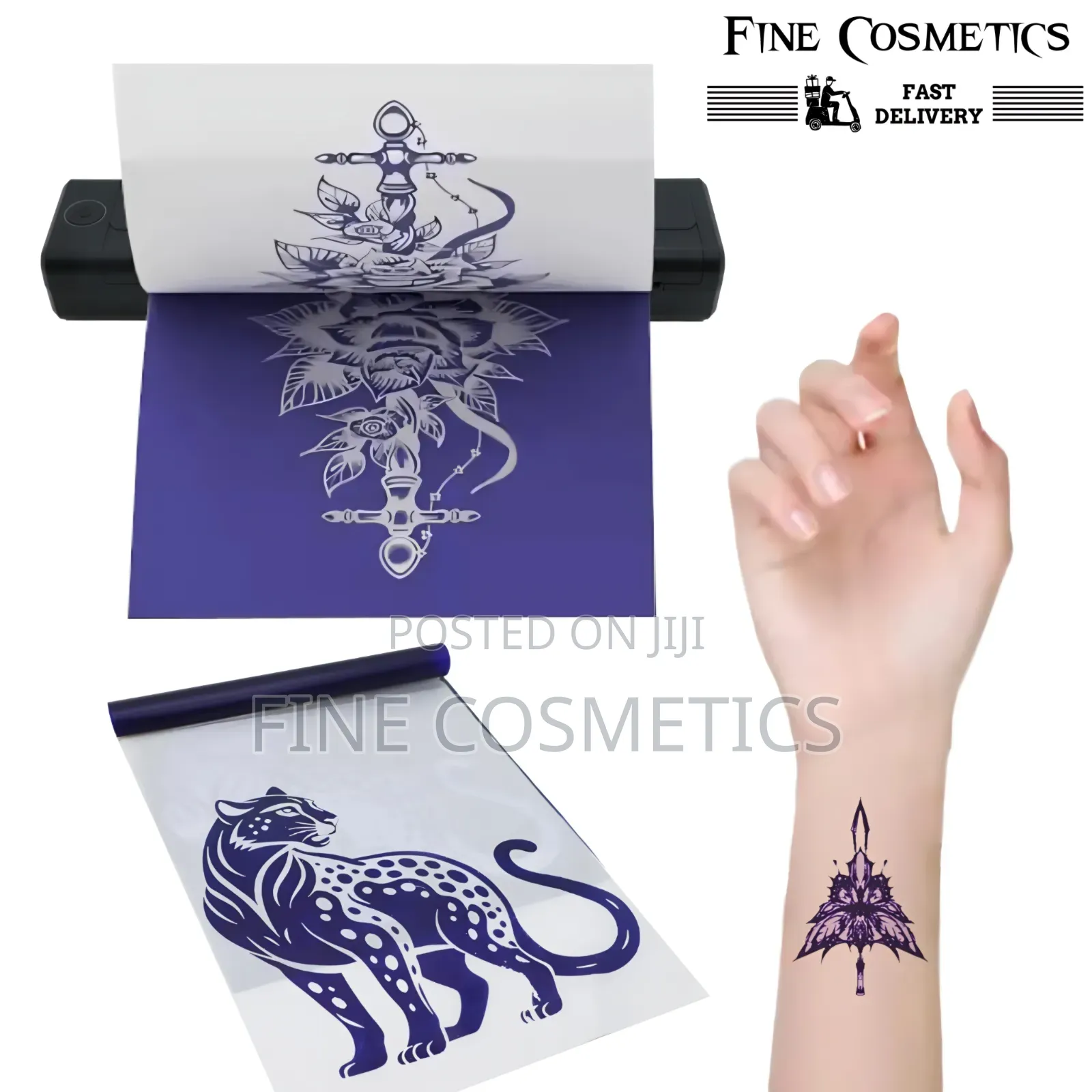 Portable Bluetooth Tattoo Stencil Printer Rechargeable Thermal Copier