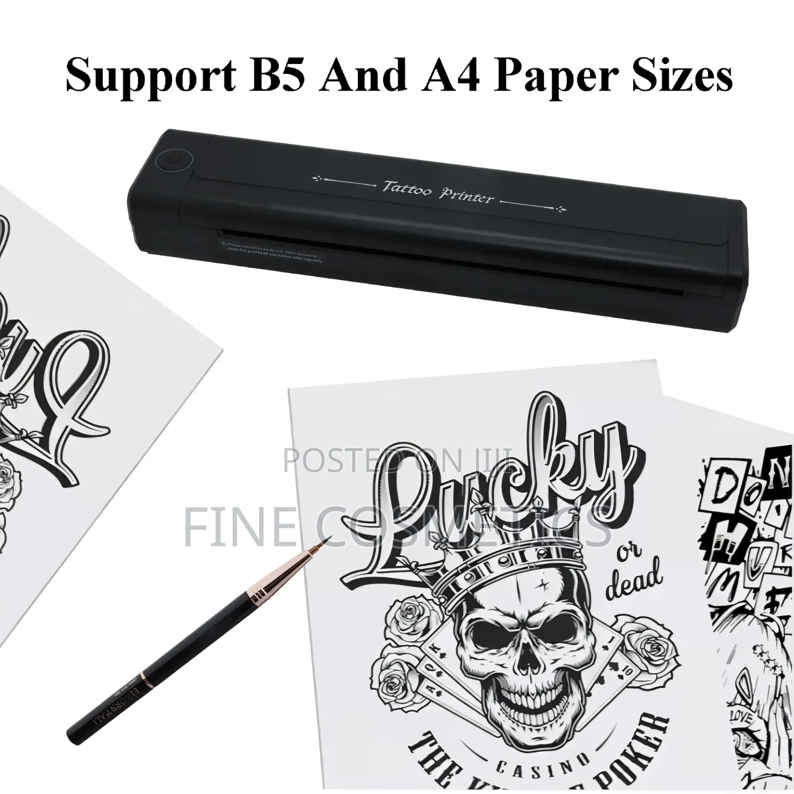Portable Bluetooth Tattoo Stencil Printer Rechargeable Thermal Copier