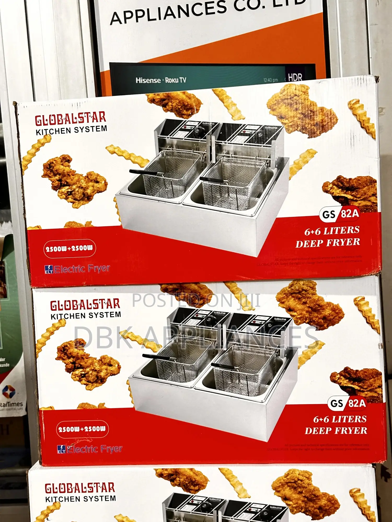 Global Star Deep Fryer 6*6l Gs 82a