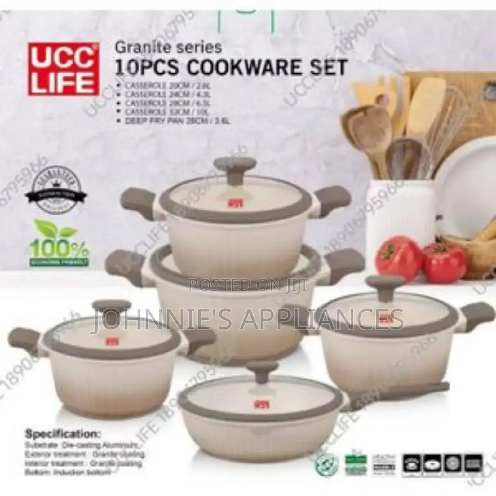 Ucc Life Cookware Set 10pics