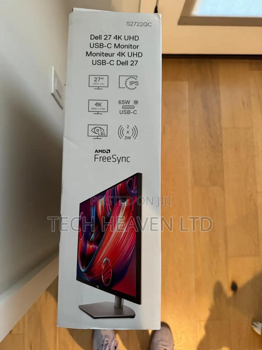 Dell 27 Inch Uhd Computer Monitor With Usb-C Hub - S2722qc