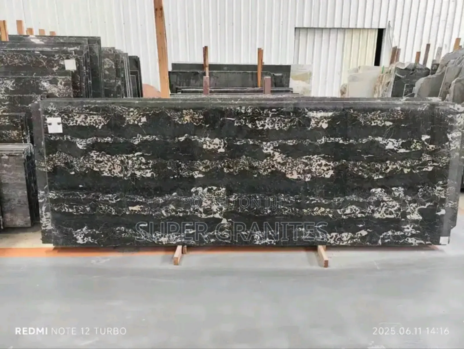 Super Granites and Marbles