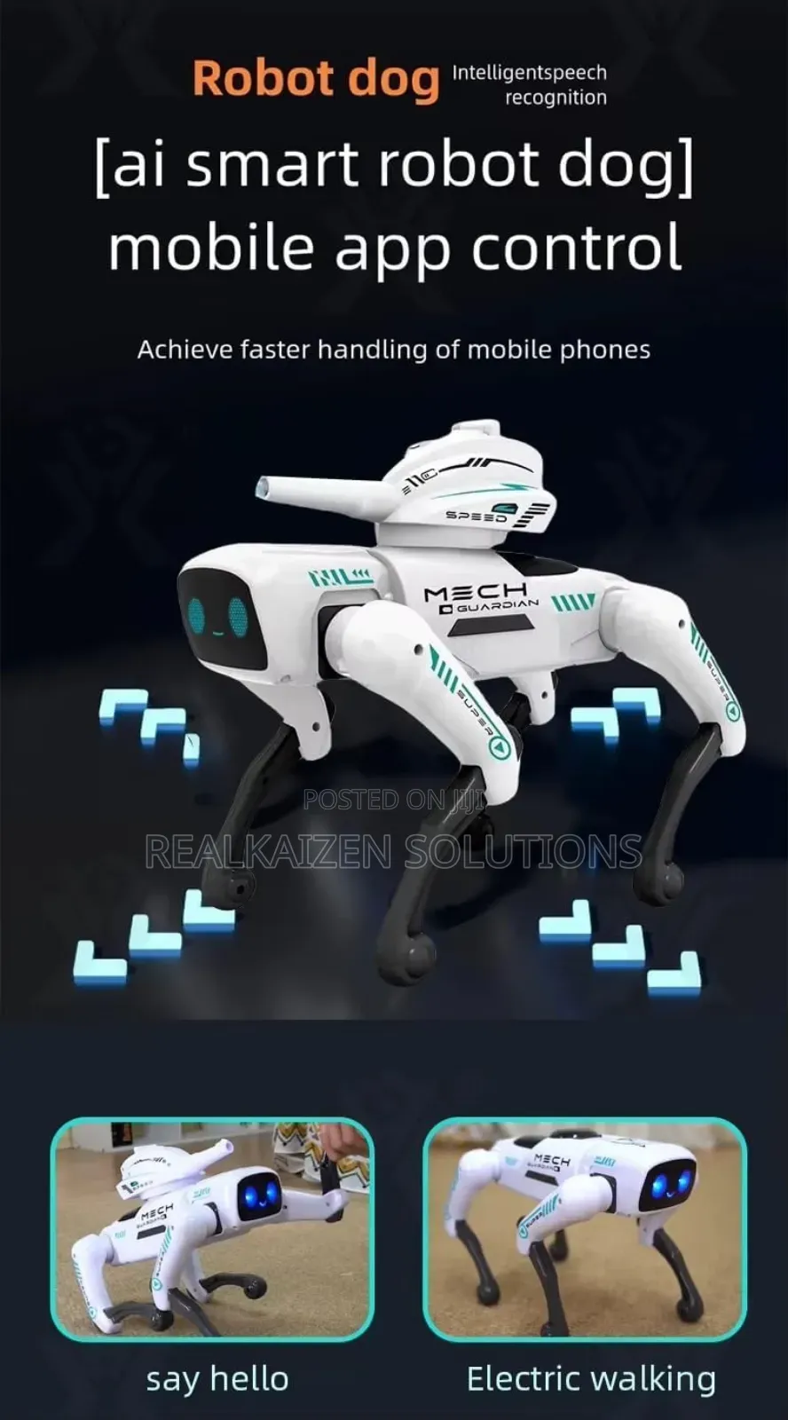 Mech Guardian 2-in-1 Smart Ai Programmable Rc Robot Toy