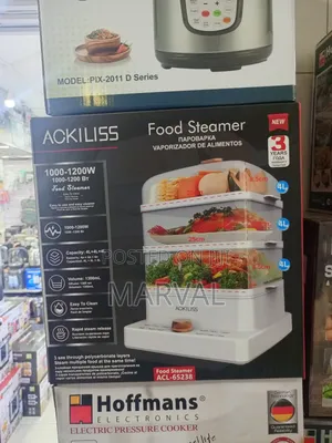 Ackiliss 3-Tier Electric Food Steamer, Model Acl-65238.