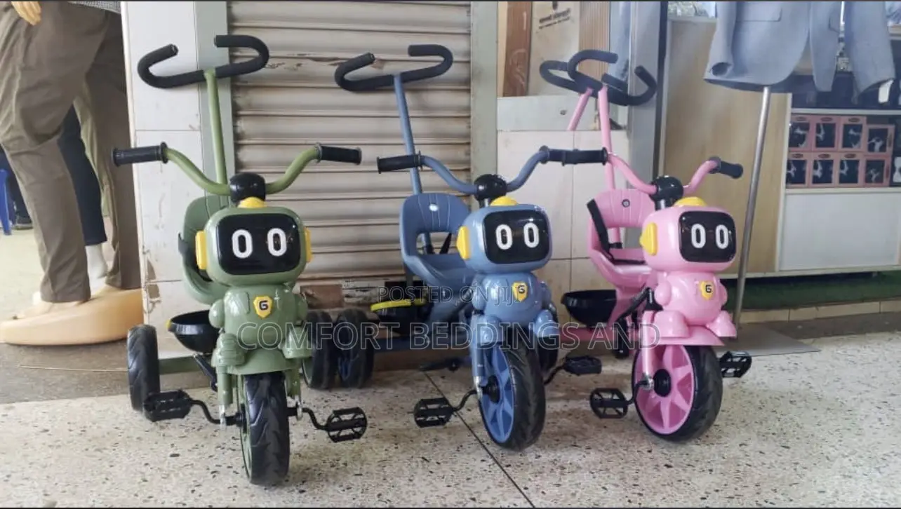Baby Tricycle With Steering Handle