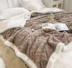 Soft Fleece Blanket Brown