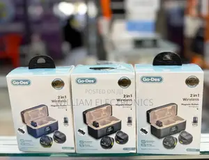 Go-Des Gd Ws305 2in1 Wireless Magnetic Button Microphone