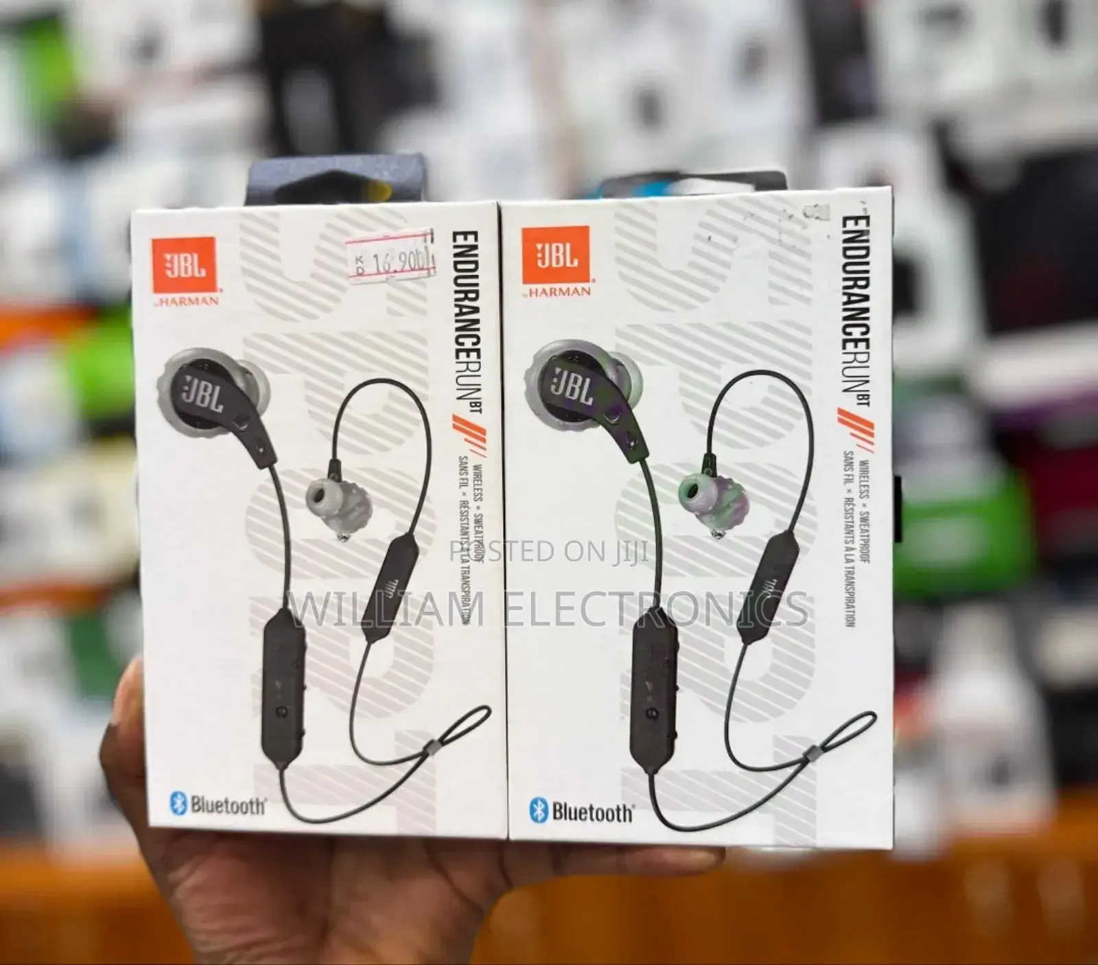 JBL Endurance Run Bt Sweatproof Wireless in-Ear Sport Headphones
