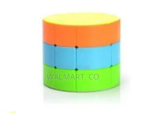 Cylindrical Barrel Twist Puzzle(3x3) Multicolor