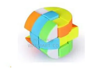 Cylindrical Barrel Twist Puzzle(3x3) Multicolor