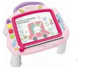Interactive Musical Magnetic Drawing Board With Lights and Stamps