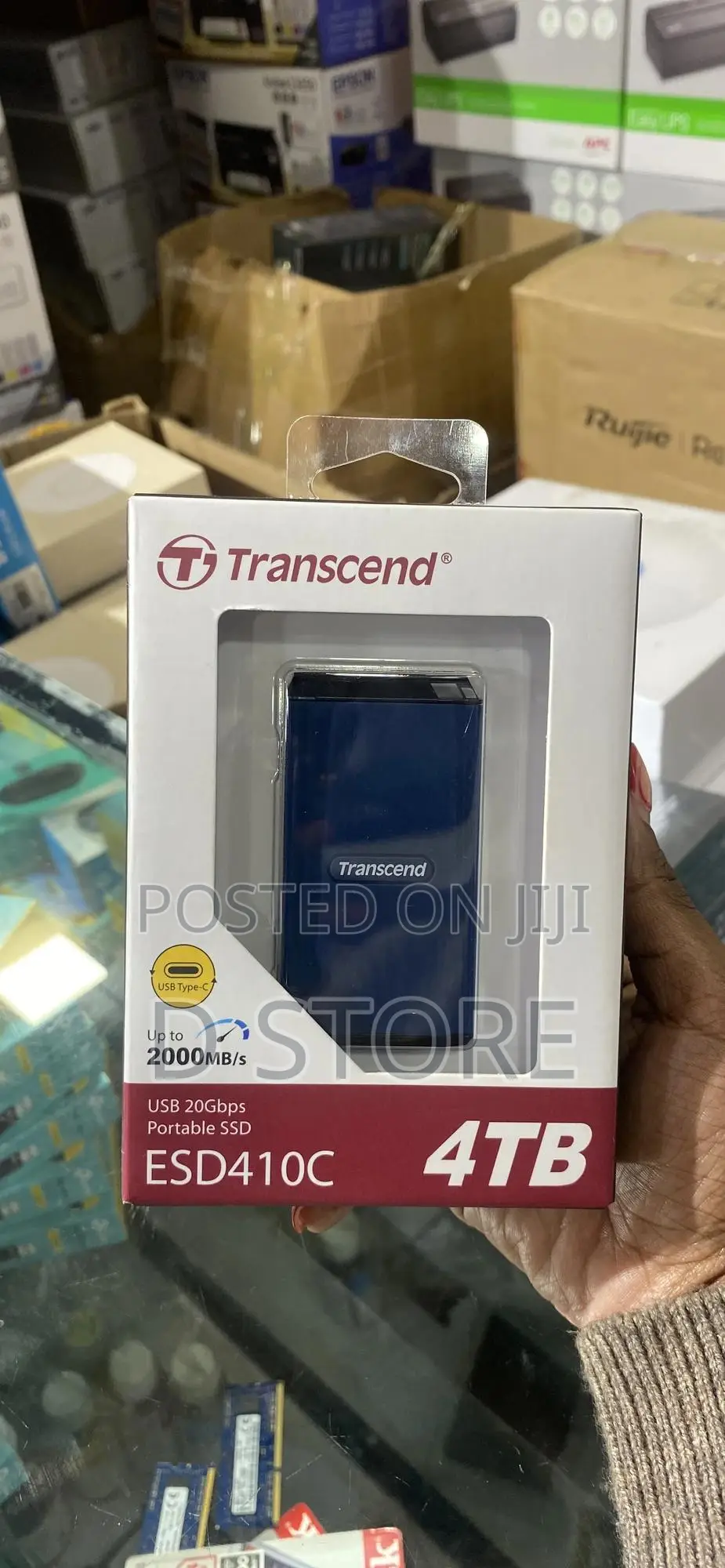 4tb External Portable SSD Transcend