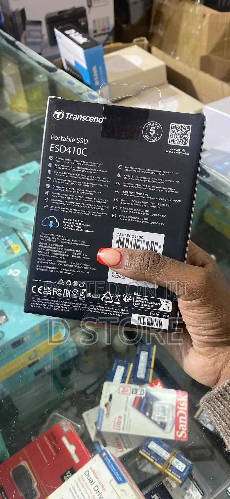4tb External Portable SSD Transcend