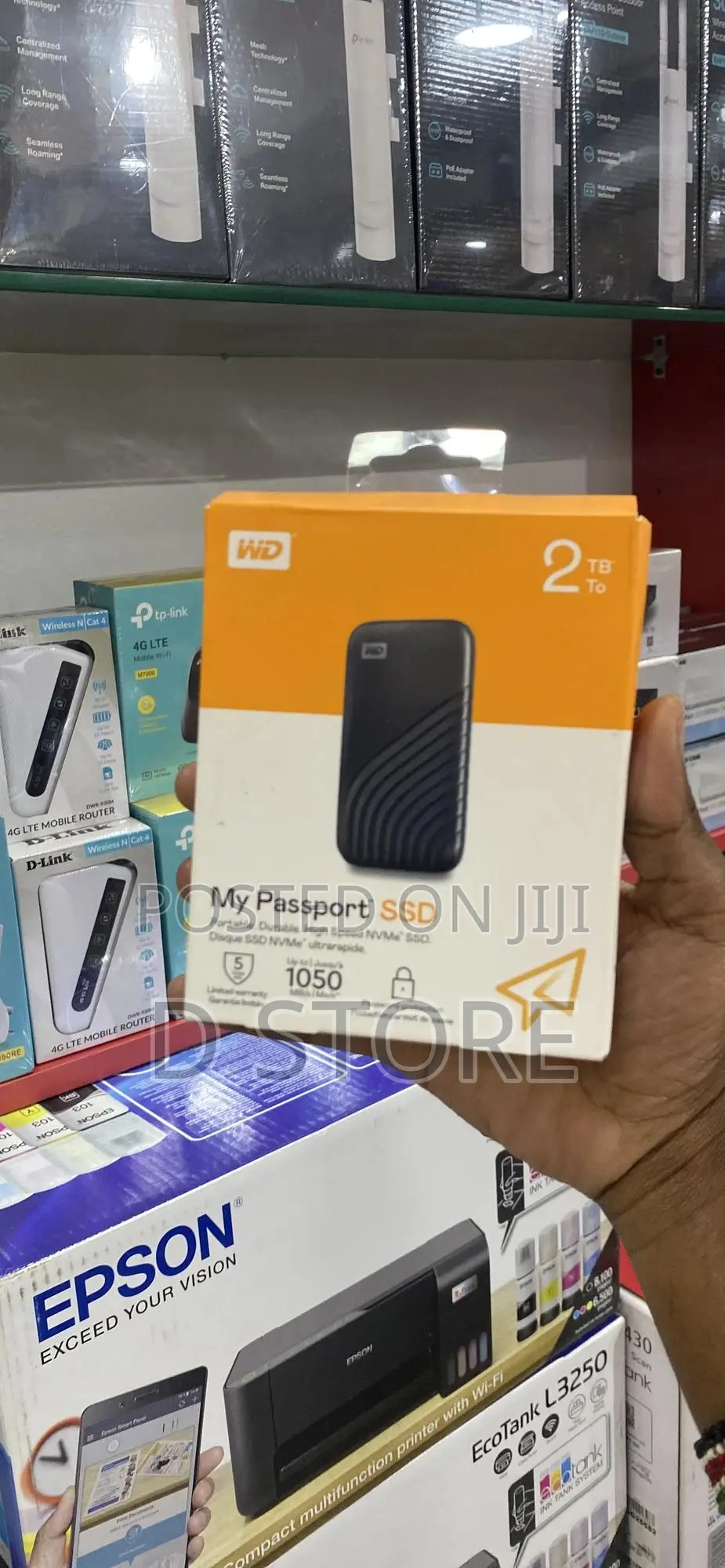 2tb External SSD My Passport Wd