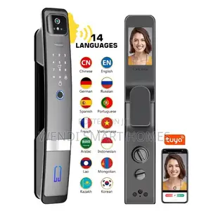 Palm Tuya Smart Door Lock With Camera, 3d Facial Recognition