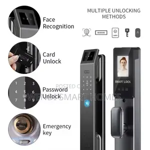 3d Face Id, Camera Fingerprint, Card, Password Tuya Smart Lock