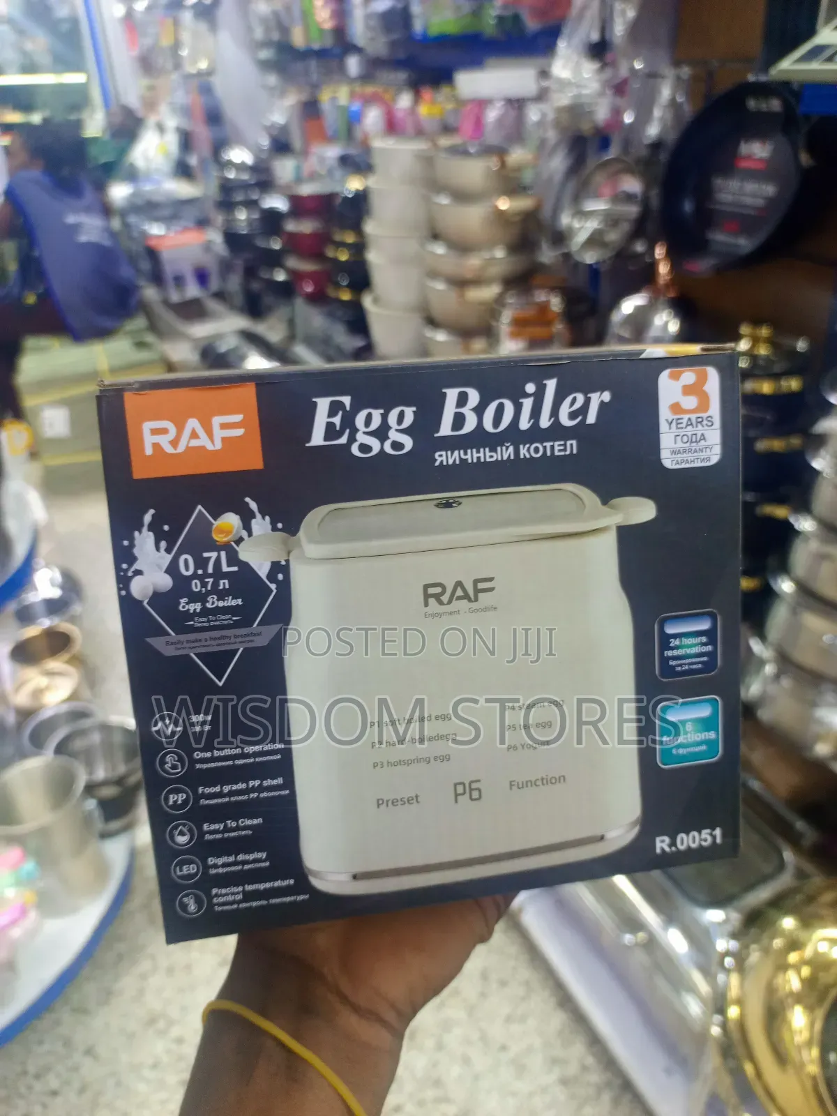 Raf Multi-Functional Electric Egg Boiler/Cooker
