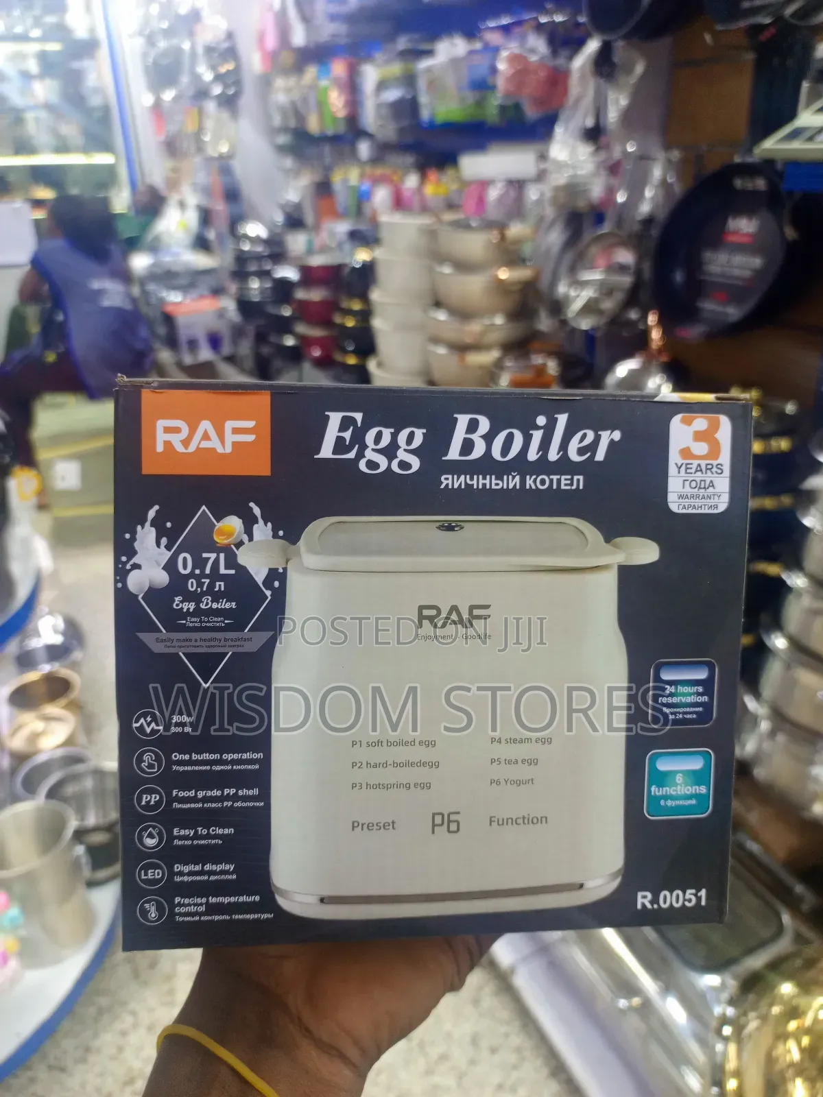 Raf Multi-Functional Electric Egg Boiler/Cooker