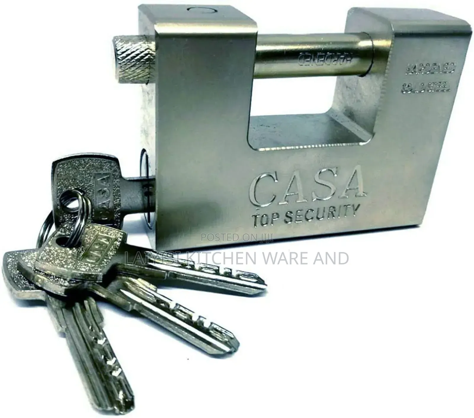 Casa Heavy-Duty Steel Padlock – Secure Durable Lock