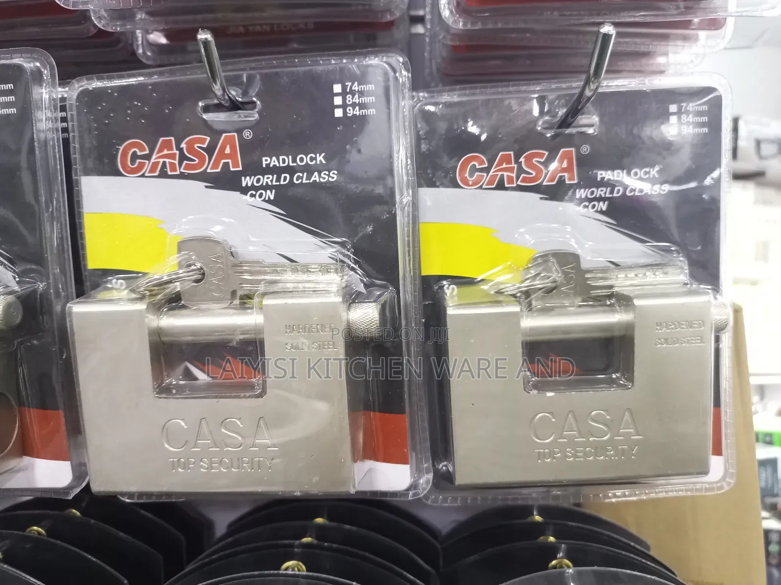 Casa Heavy-Duty Steel Padlock – Secure Durable Lock
