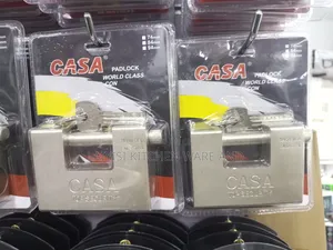 Casa Heavy-Duty Steel Padlock – Secure Durable Lock