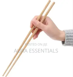 5pairs Of Bamboo Chop Sticks