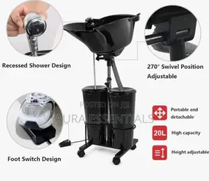 Height Adjustable Shampoo Unit