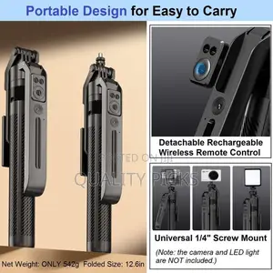 Universal C12 Ai Auto Face Tracking Selfie Stick Tripod for iPhone,
