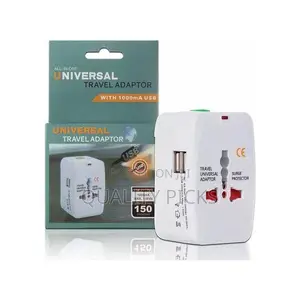 Techgadget All in One Universal World Travel Adapter/