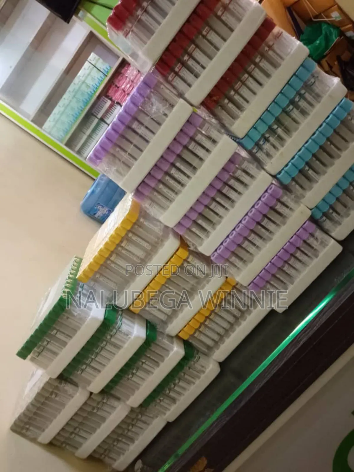 Plain/ Red and Purple Top Vacutainer