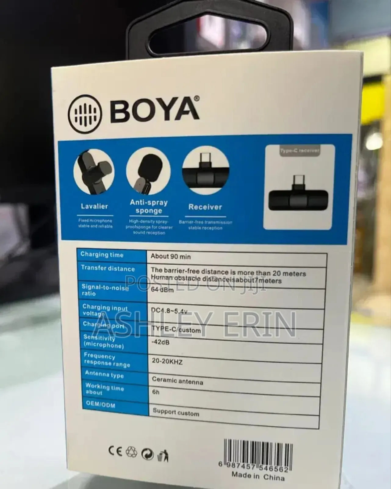 Boya by-Mw3 Wireless Microphone System.