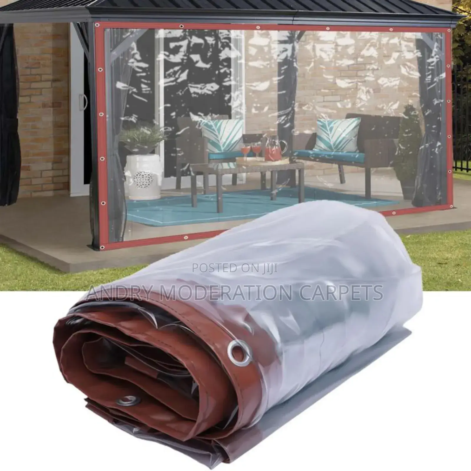 Single PVC Transparent Curtains