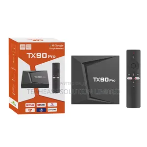 Tx90 Pro Android 15.0 Tv Box, Quad-Core, Wifi 6 Bt 5.0, 16+256 Rom